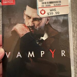Vampyr for Nintendo Switch - Black and Red